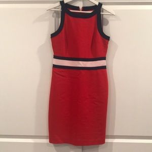 Red, white and Blue banana republic dress